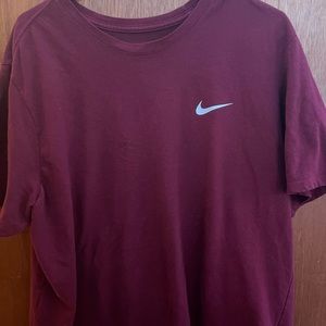 Dri-Fit Nike Maroon T-Shirt